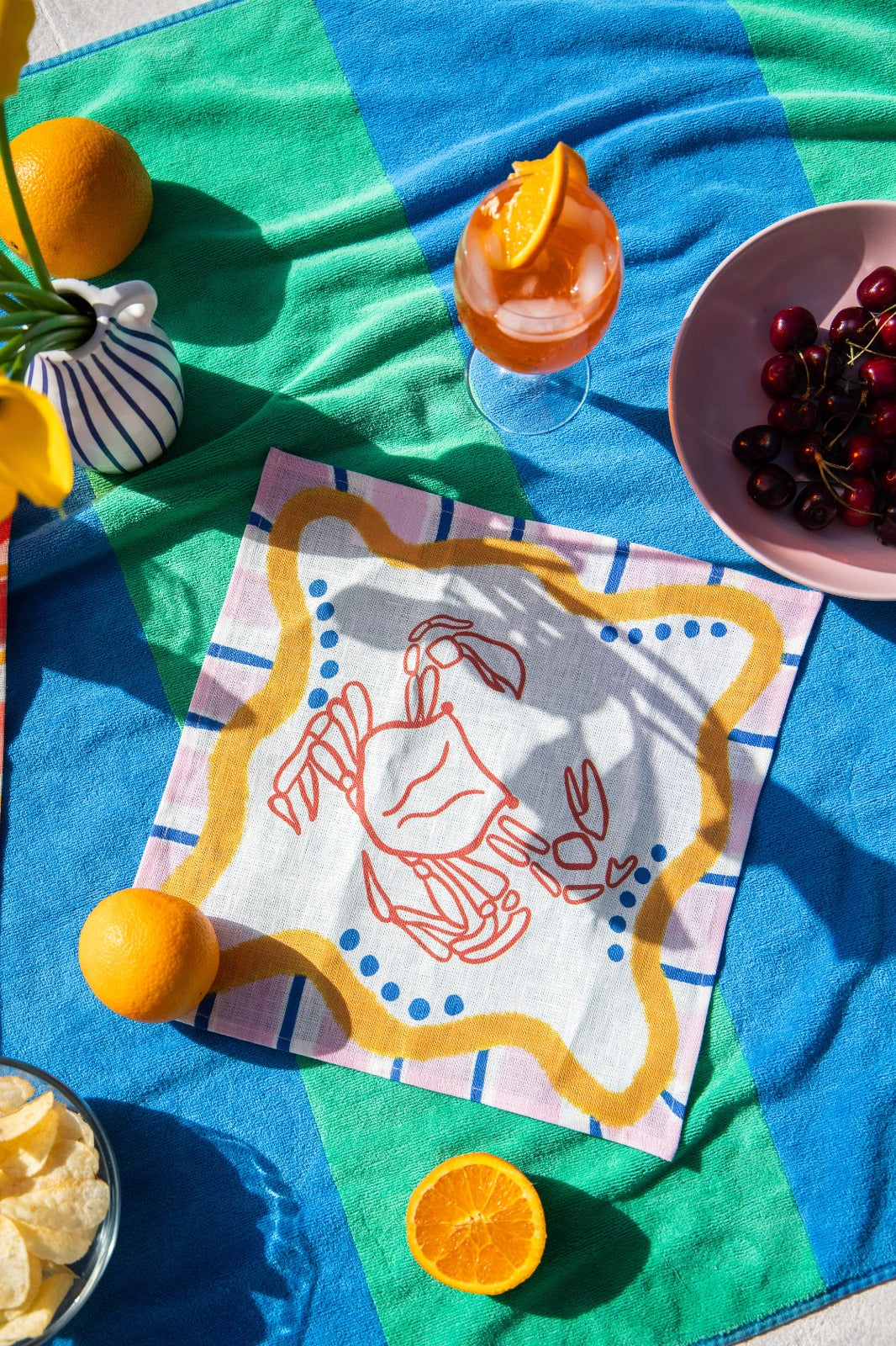 Sogno di Mare Assorted - Napkin S/4 (PRE ORDER)