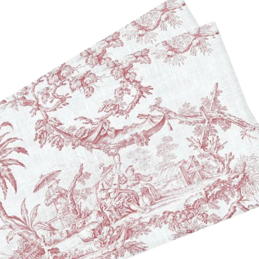 Red Chinoiserie - Placemat S/4