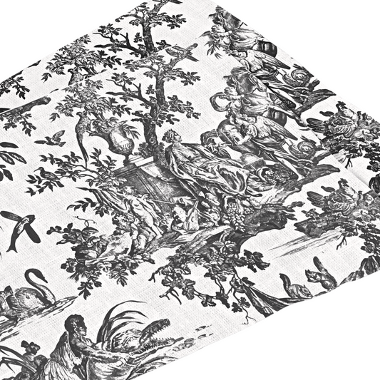 Rococo Black Placemat S/4